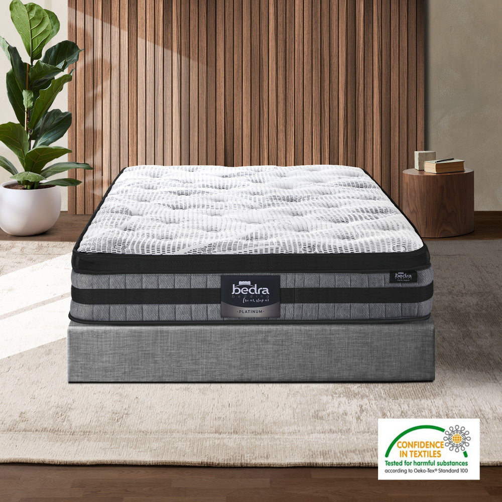 King Single Mattress with Cool Gel Foam Bonnell Spring and Pillow Top 22cm