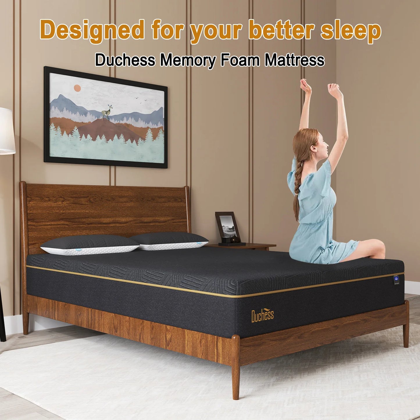 Duchess Memory Foam Mattress Cool Gel - No Spring 16-20cm - Deal Done