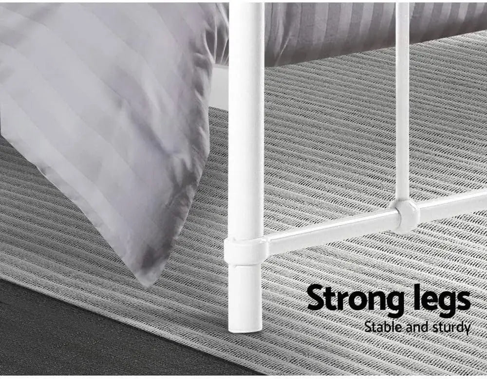 XMSJ Metal Platform Bed Frame with Headboard - Heavy Duty 300kg Capacity - Deal Done