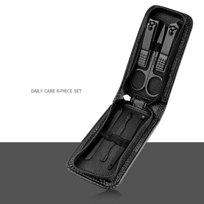 6-Piece Nail Clippers Set AZB Stainless Steel - Premium Manicure Tools for Men & Women - Deal Done