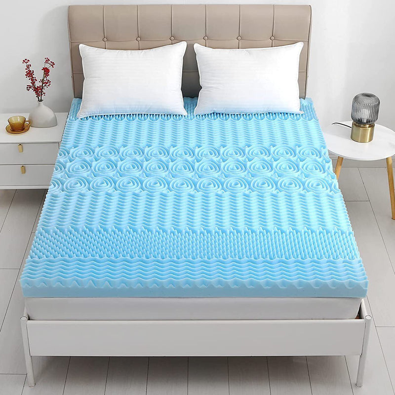 7-Zone Cool Gel Memory Mattress Support Bedding - 8cm Thickness