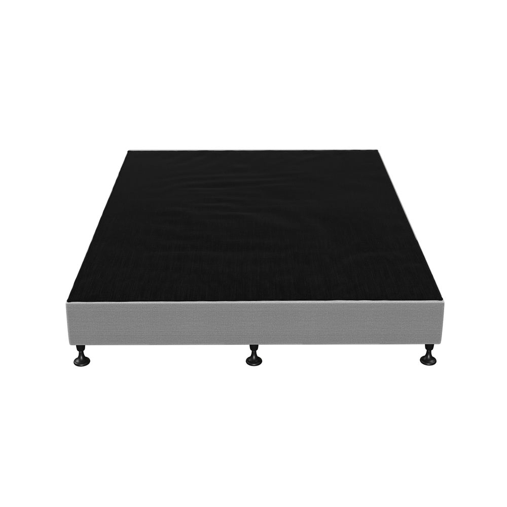 Double Bed Frame Fabric Grey