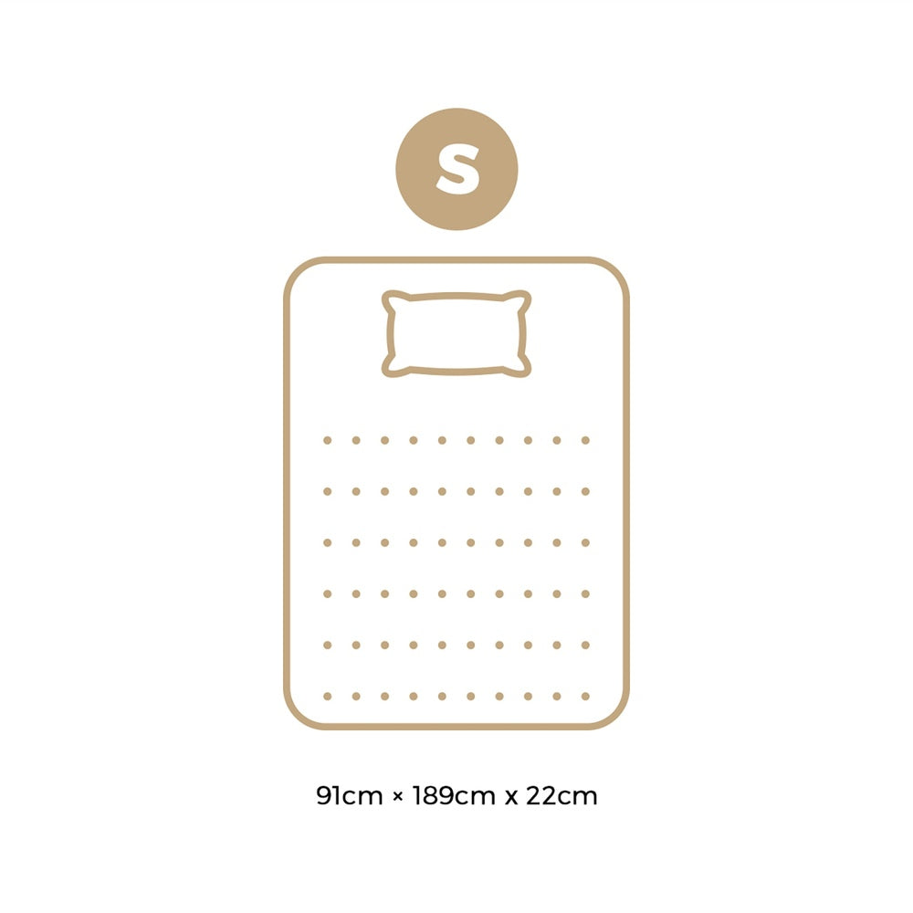 Single Mattress Medium Feel Bonnell Spring Foam 22cm