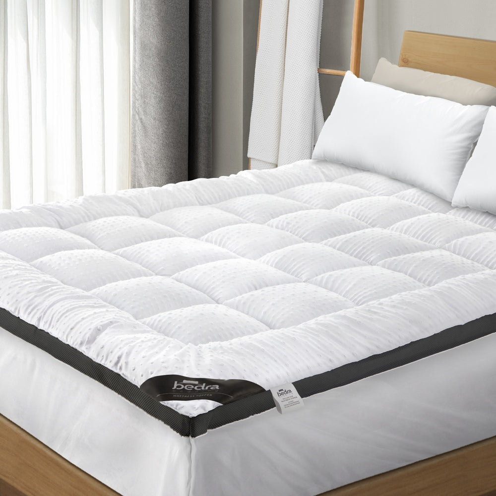 King Single Mattress Topper Pillowtop Airflow Mesh 5cm