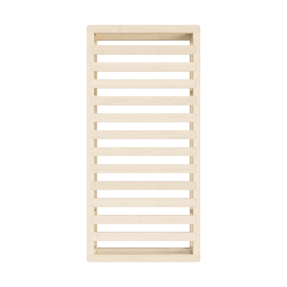 Single Size Wooden Bed Frame with Open Slatted Base