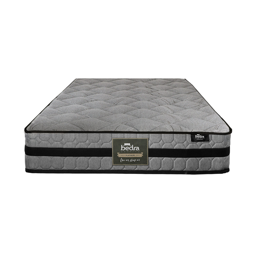 King Single Mattress with 3D Mesh Fabric Foam and Spring Support 22cm