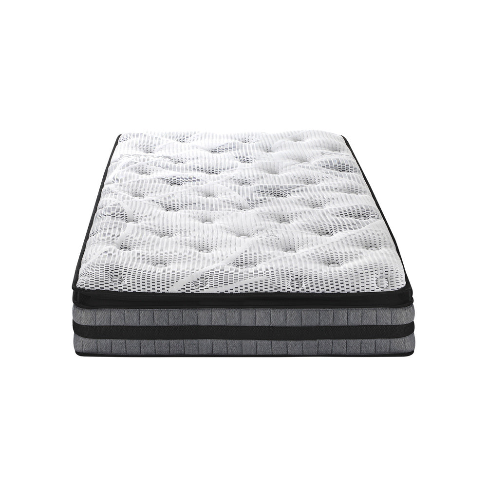 King Single Mattress with Cool Gel Foam Bonnell Spring and Pillow Top 22cm