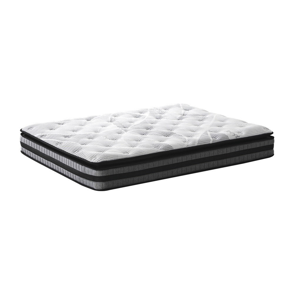 King Single Mattress with Cool Gel Foam Bonnell Spring and Pillow Top 22cm