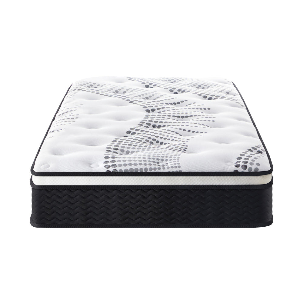King Single Mattress with Cool Gel Foam, Euro Top and Pocket Spring 22cm