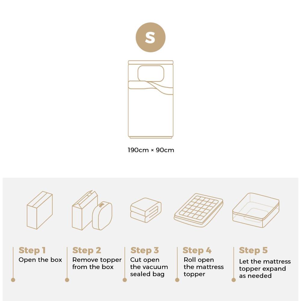 Single Mattress Topper Pillow Top Microfiber 1000 GSM