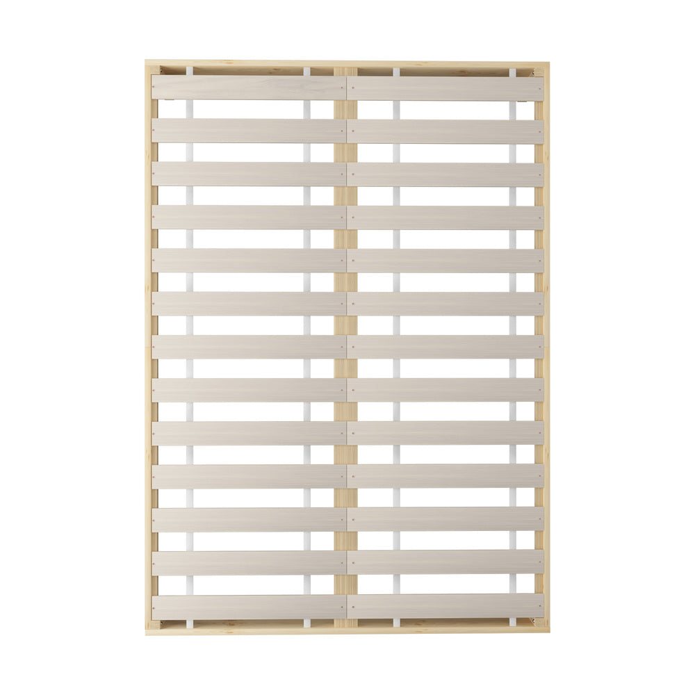 Pine Wood Double Size Bed Frame Bed Base