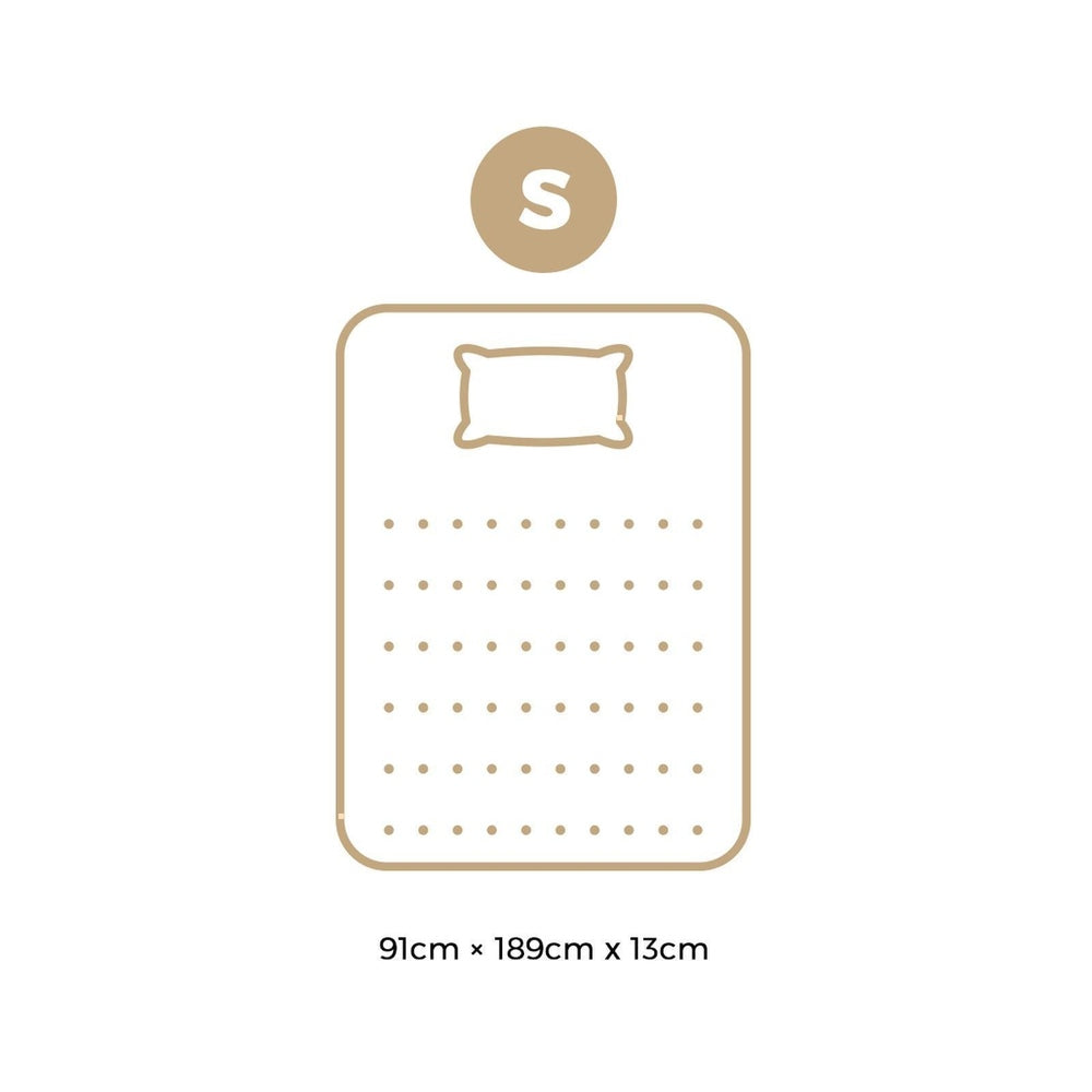 Single Mattress Tight Top Bonnell Spring Foam