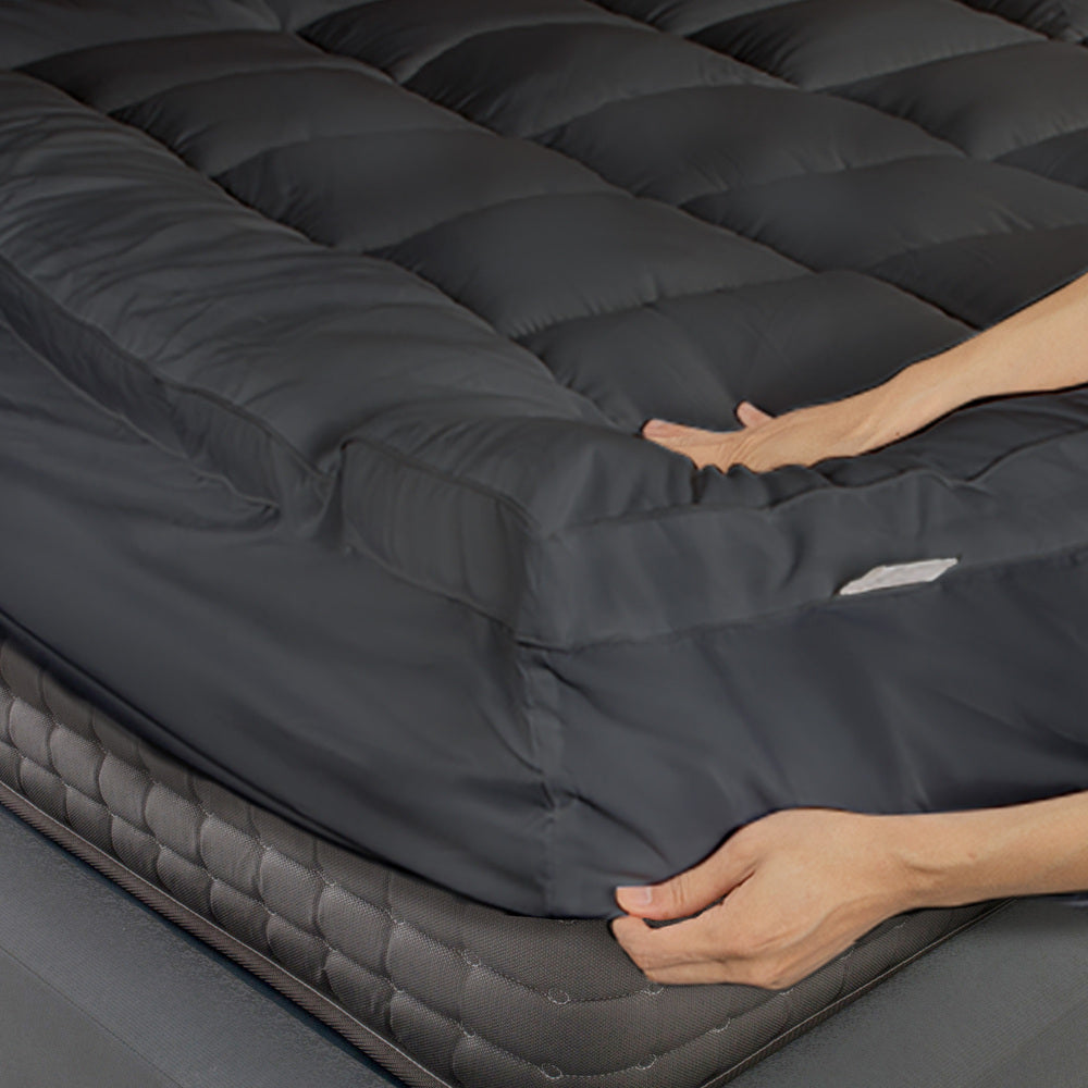 Double Mattress Topper Pillow Top Microfiber 1000GSM