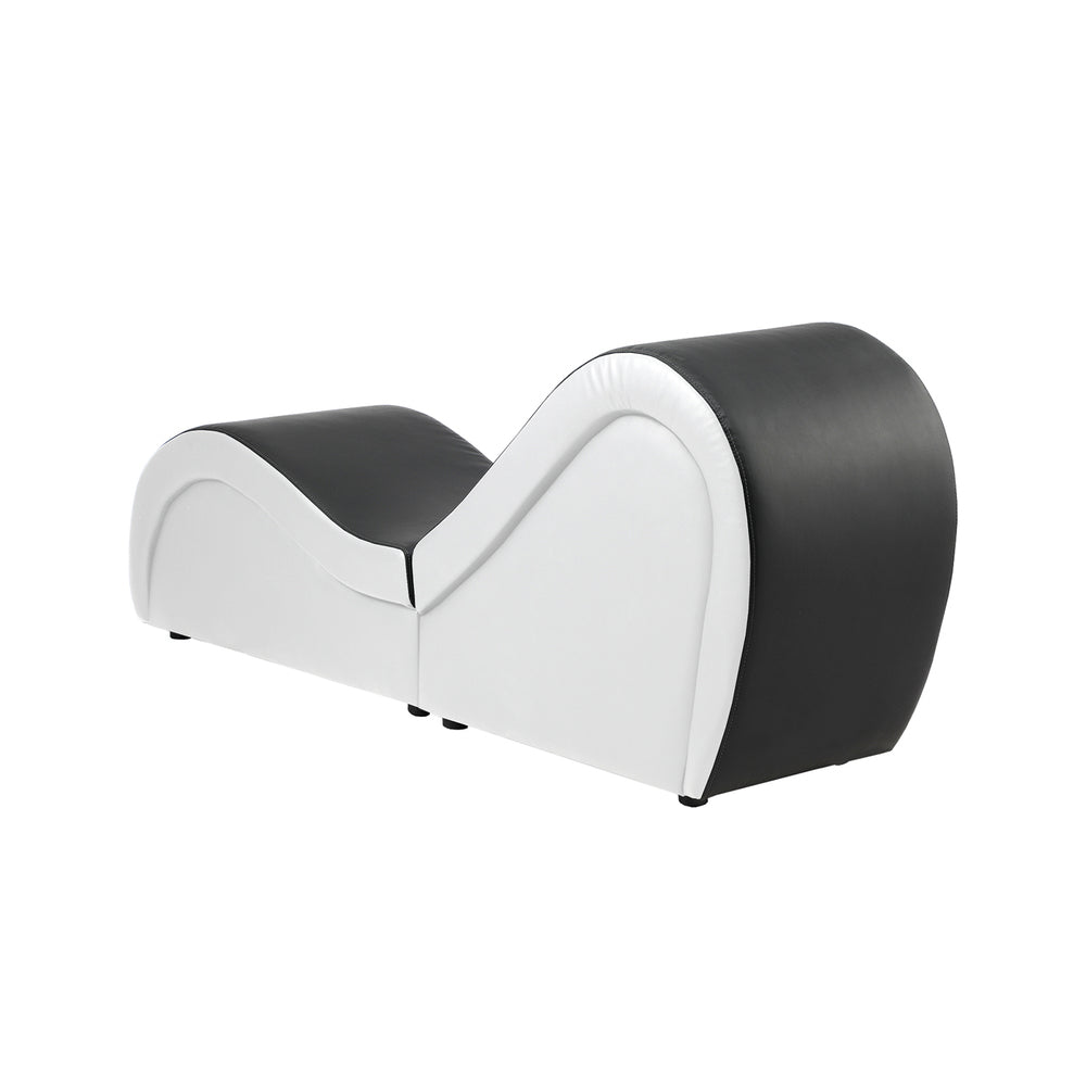 Black and White Tantra Sofa Love Seat Chaise Lounge Couples Yoga Bed