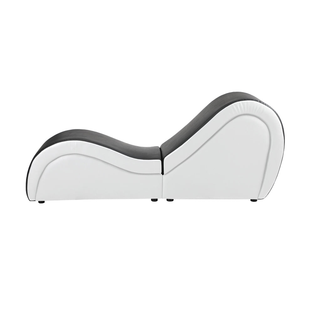 Black and White Tantra Sofa Love Seat Chaise Lounge Couples Yoga Bed