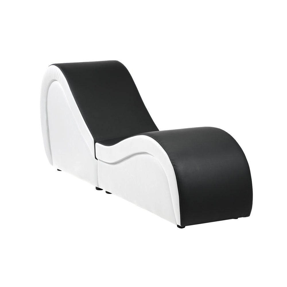 Black and White Tantra Sofa Love Seat Chaise Lounge Couples Yoga Bed