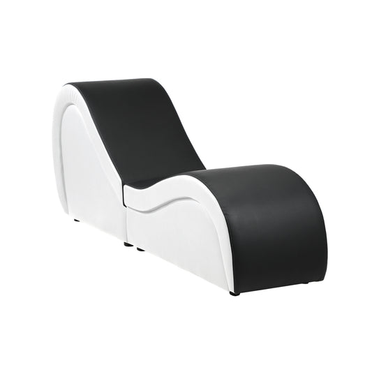 Black and White Tantra Sofa Love Seat Chaise Lounge Couples Yoga Bed