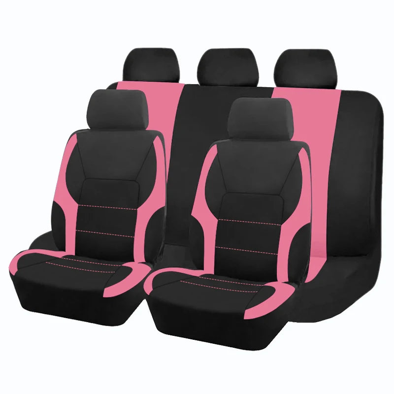 Universal Car Seat Covers – Bicolor Polyester 2 & 5 Seat