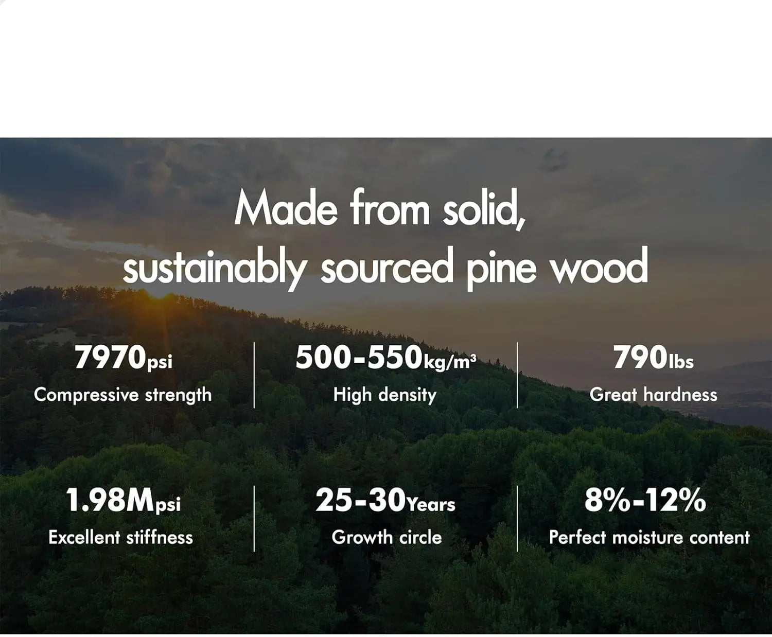 XMSJ Queen Wooden Bed Frame - Solid Pine Platform with Headboard & Timber Slats - Deal Done