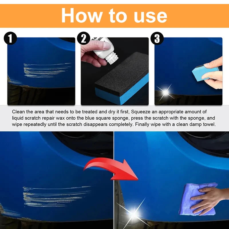 Car Scratch Remover & Swirl Remover Polish – Auto Paint Repair Compound