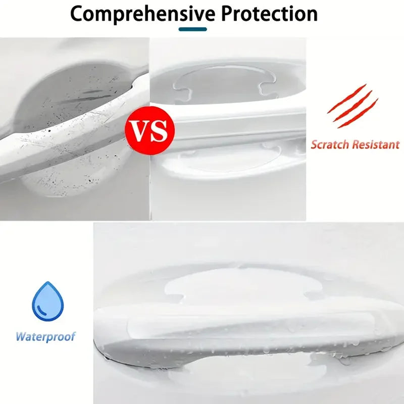 Car Door Handle Scratch Protection Film 8pcs