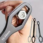 Universal Double-Ended Ratchet Wrench 3-17mm Adjustable