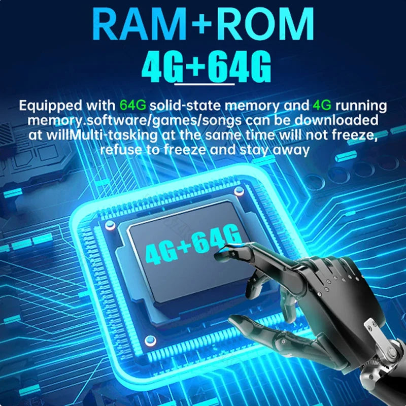 Android 13 Car Radio 7/9/10 Inch Double Din - GPS CarPlay WiFi Bluetooth Multimedia Stereo 64G