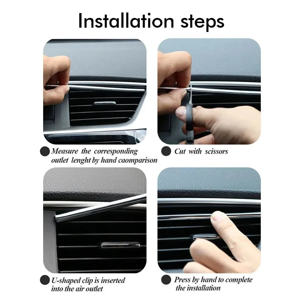 Car Door Edge U-Shape Trim Strips 10pcs – 20cm PVC
