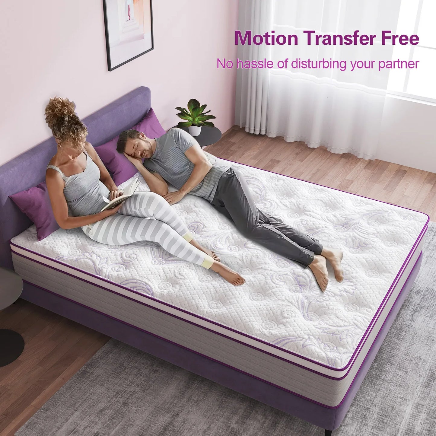 Memory Foam Mattress King - No Spring Medium Firm 16-20cm - Deal Done