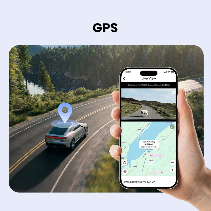 4K Dash Cam – WiFi GPS ADAS Night Vision