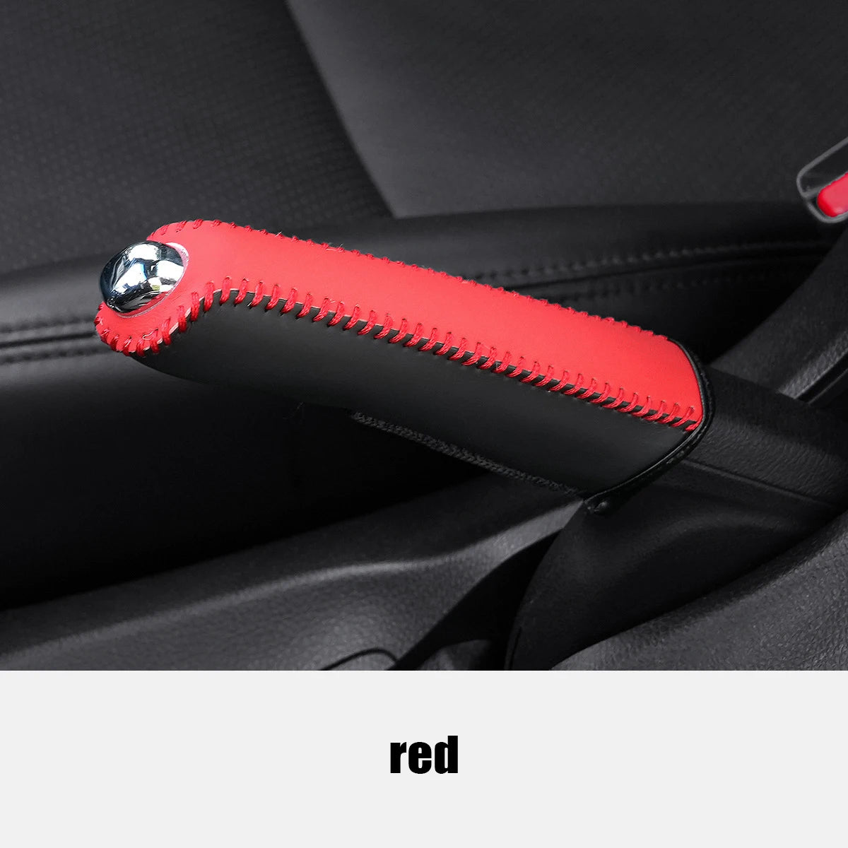 Car Leather Handbrake Cover Protective Sleeve – 4 Colors