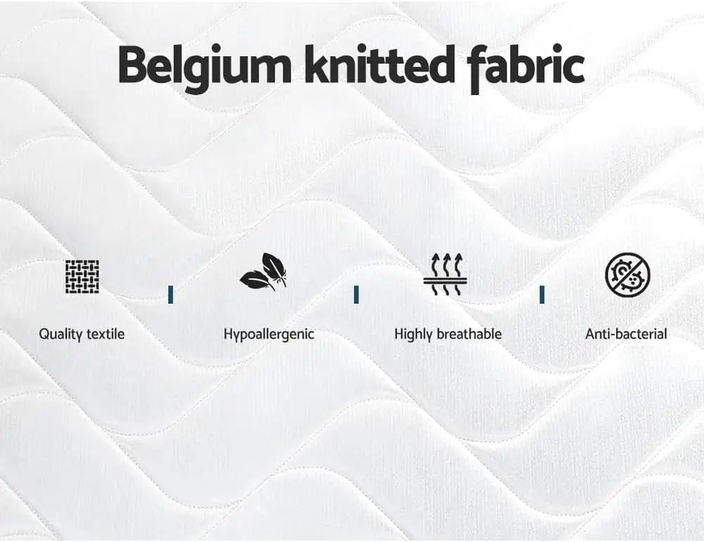 XMSJ Single Mattress 13cm Bonnell Spring - Firm Foam Topper 8 Inch - Deal Done