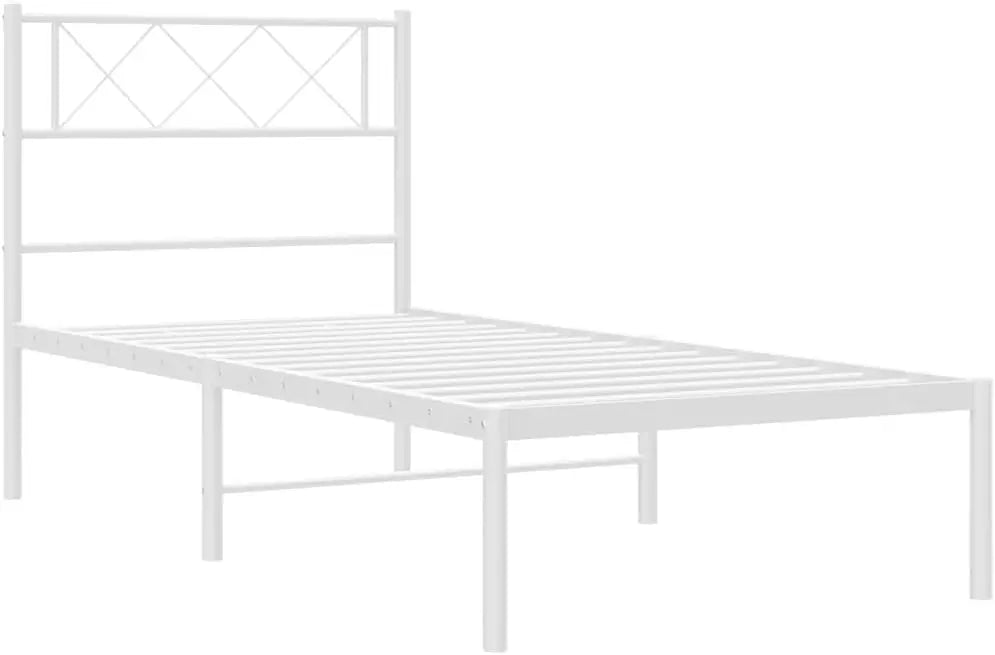 XMSJ Bed Frame with Headboard - Powder-Coated Steel Extra Storage Space - Deal Done
