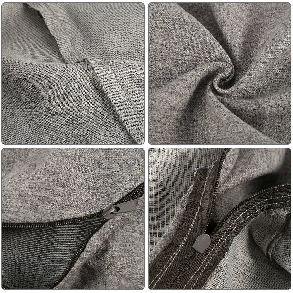 Bean Bag Sofa Cover Only 80x90cm - Linen Fabric Lazy Chair Cover (No Filler) - Deal Done