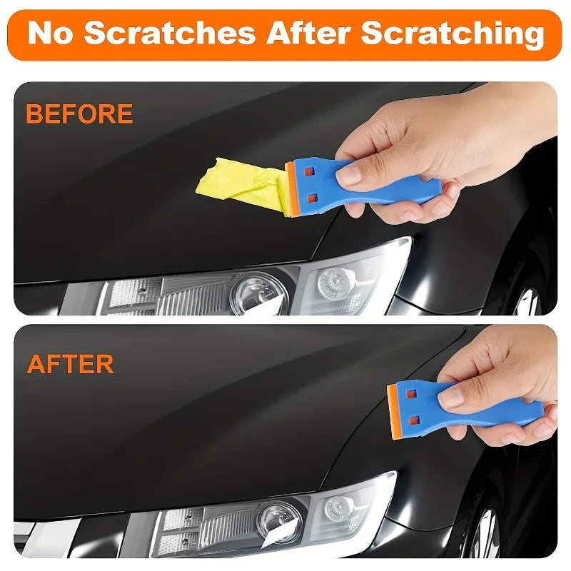 Car Sticker Remover & Film Applying Scraper Tool Set