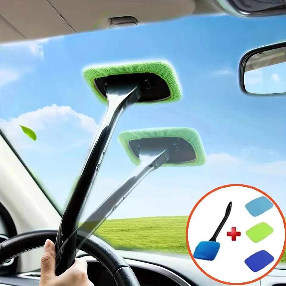 Car Window Cleaner Brush – Interior Windshield Wiper