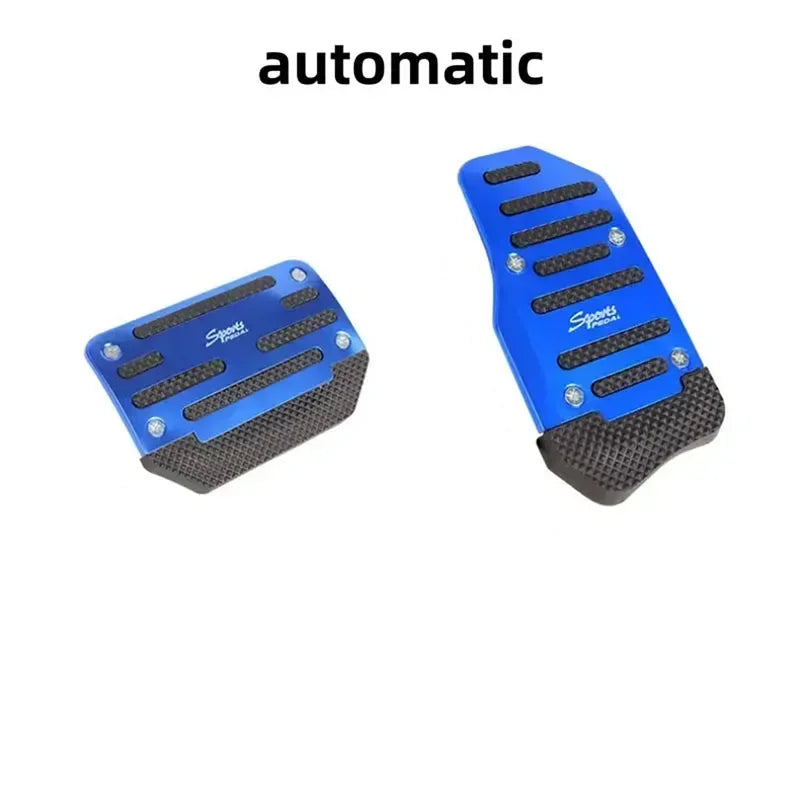 Universal Aluminium Car Pedal Cover Set – Non-Slip