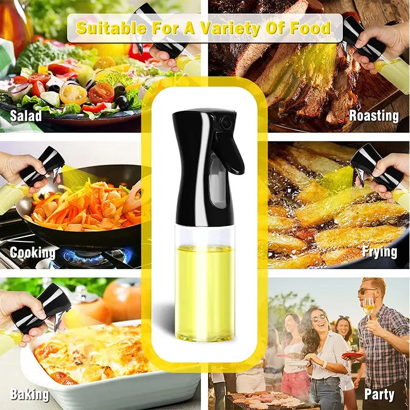 Woobrice Oil Spray Bottle 200/300/500ml - Eco-Friendly Cooking Sprayer for BBQ Baking Kitchen - Deal Done