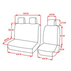 2+1 PU Leather Car Seat Covers – 4 Seasons