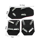 Universal Aluminium Car Pedal Cover Set – Non-Slip