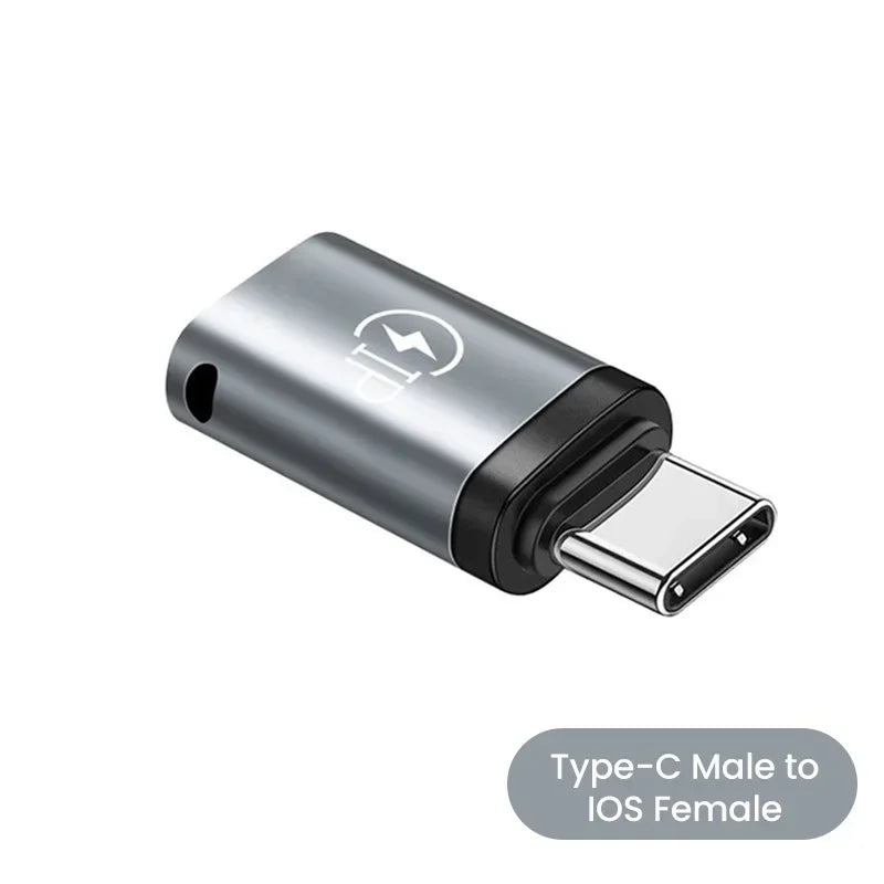 Lightning to USB-C Adapter – iPhone & Android
