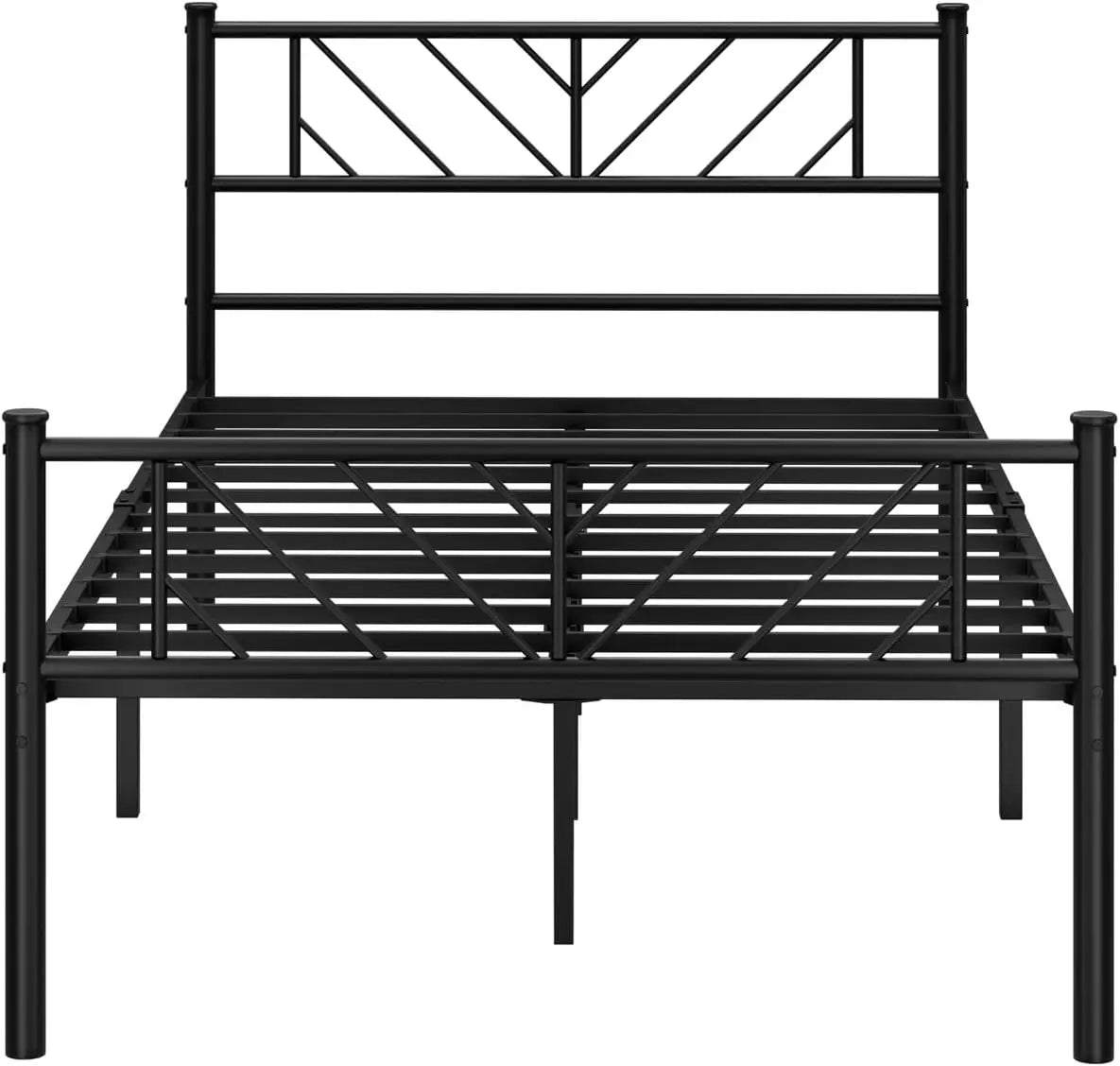 XMSJ Vintage King Single Metal Bed Frame with Storage Space - Deal Done