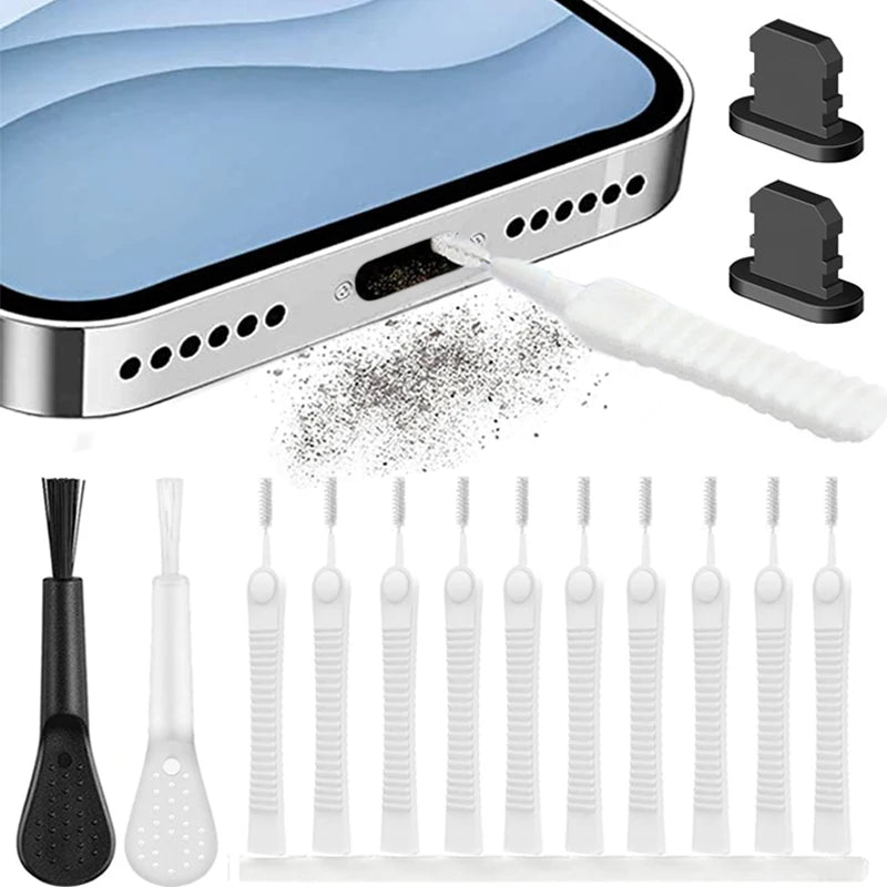 Phone Charging Port Cleaning Kit - Dust Removal Tool for iPhone 15 14 13 Pro Max Keyboard - Deal Done
