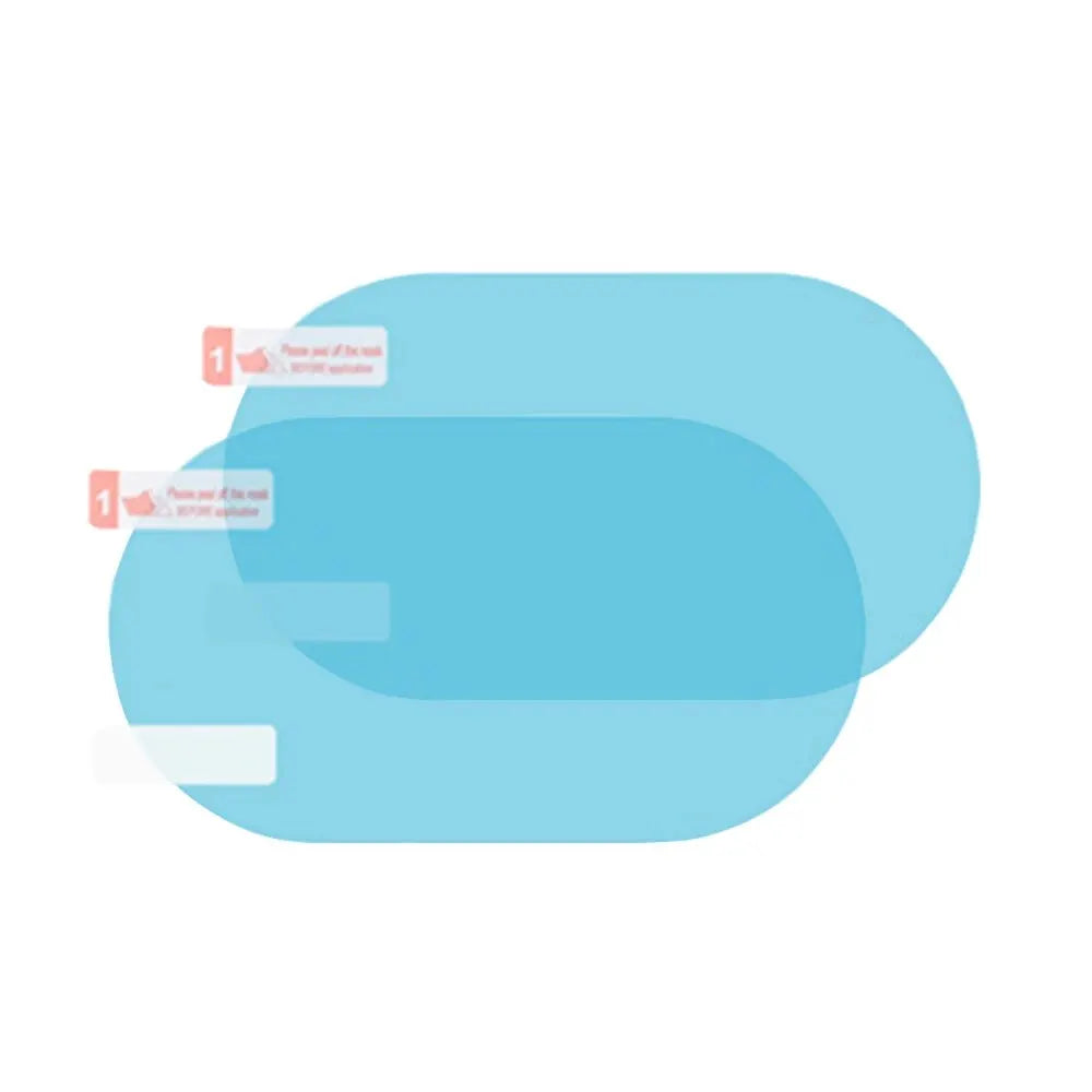 Anti-Fog Rainproof Rearview Mirror Film Cover 2pcs