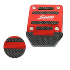 Universal Aluminium Car Pedal Cover Set – Non-Slip