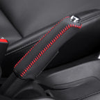 Car Leather Handbrake Cover Protective Sleeve – 4 Colors