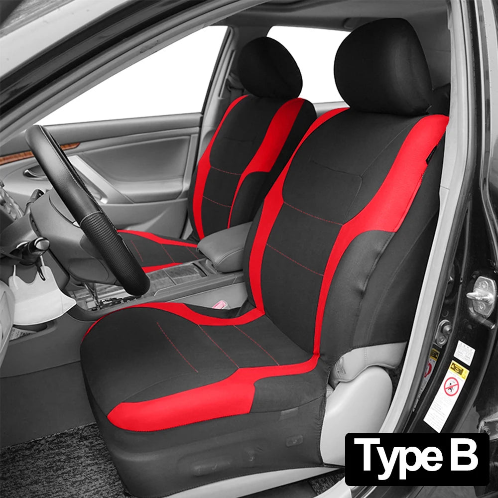 Universal Car Seat Covers – Bicolor Polyester 2 & 5 Seat