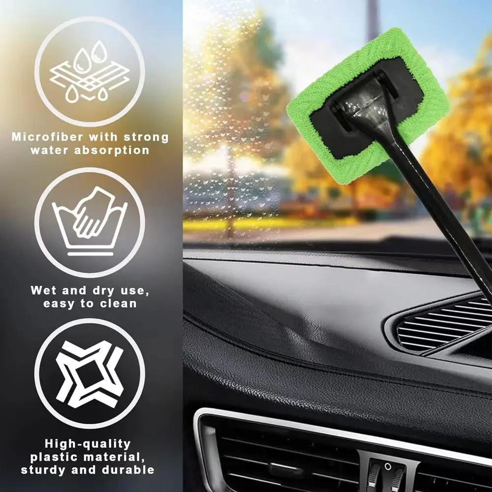 Car Window Cleaner Brush – Interior Windshield Wiper