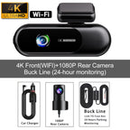 4K Dual Dash Cam WiFi – Night Vision & Parking