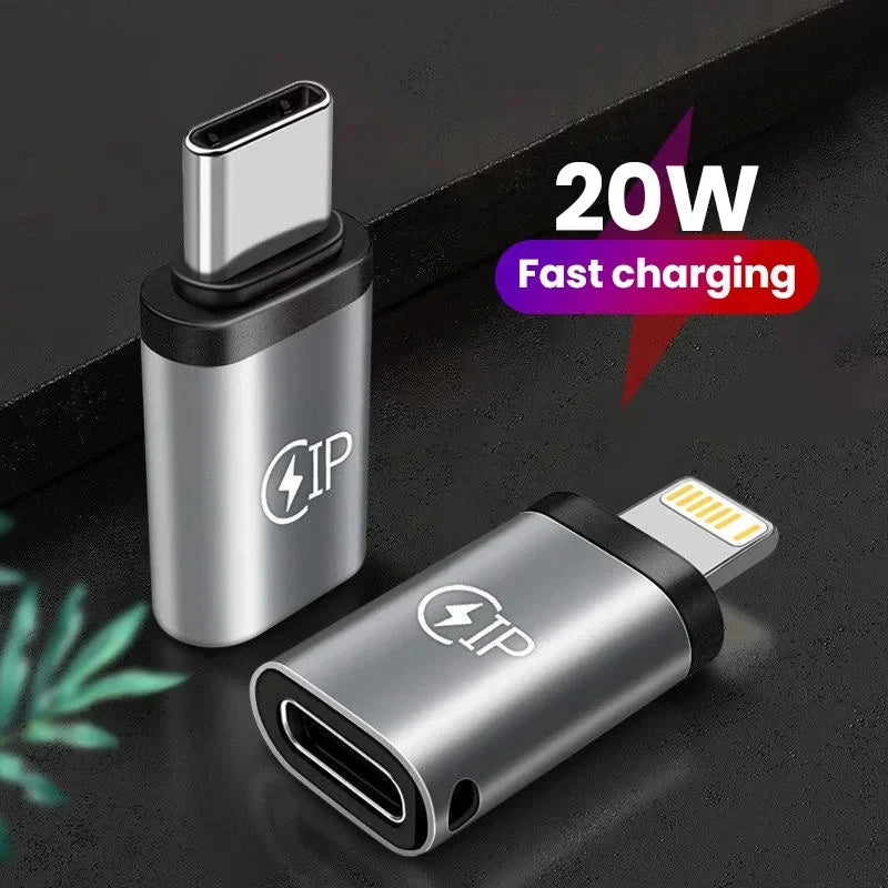 Lightning to USB-C Adapter – iPhone & Android